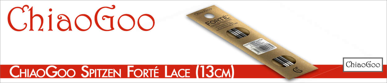  The new  ChiaoGoo Forté Lace  needle tips are...