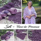 Garnpaket "Fleur de Provence Foulard" Amethyst...